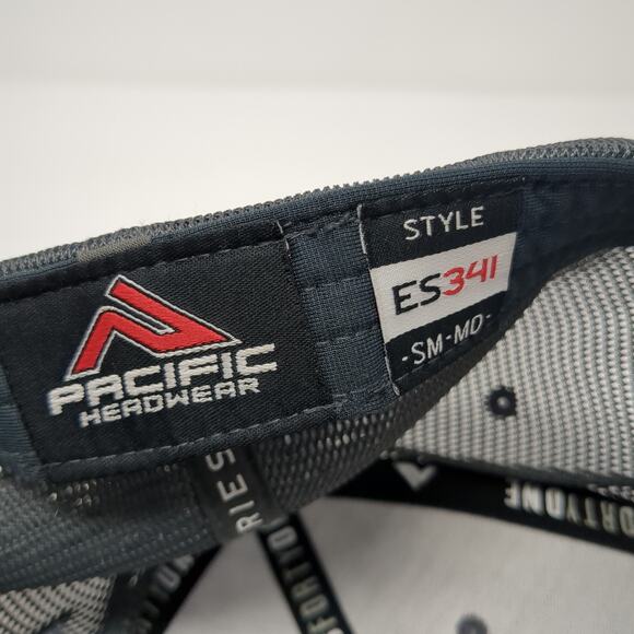 Ignite Fitted Trucker Hat Black One Size Lightweight Mesh Back Pacific Headwear - Picture 9 of 10